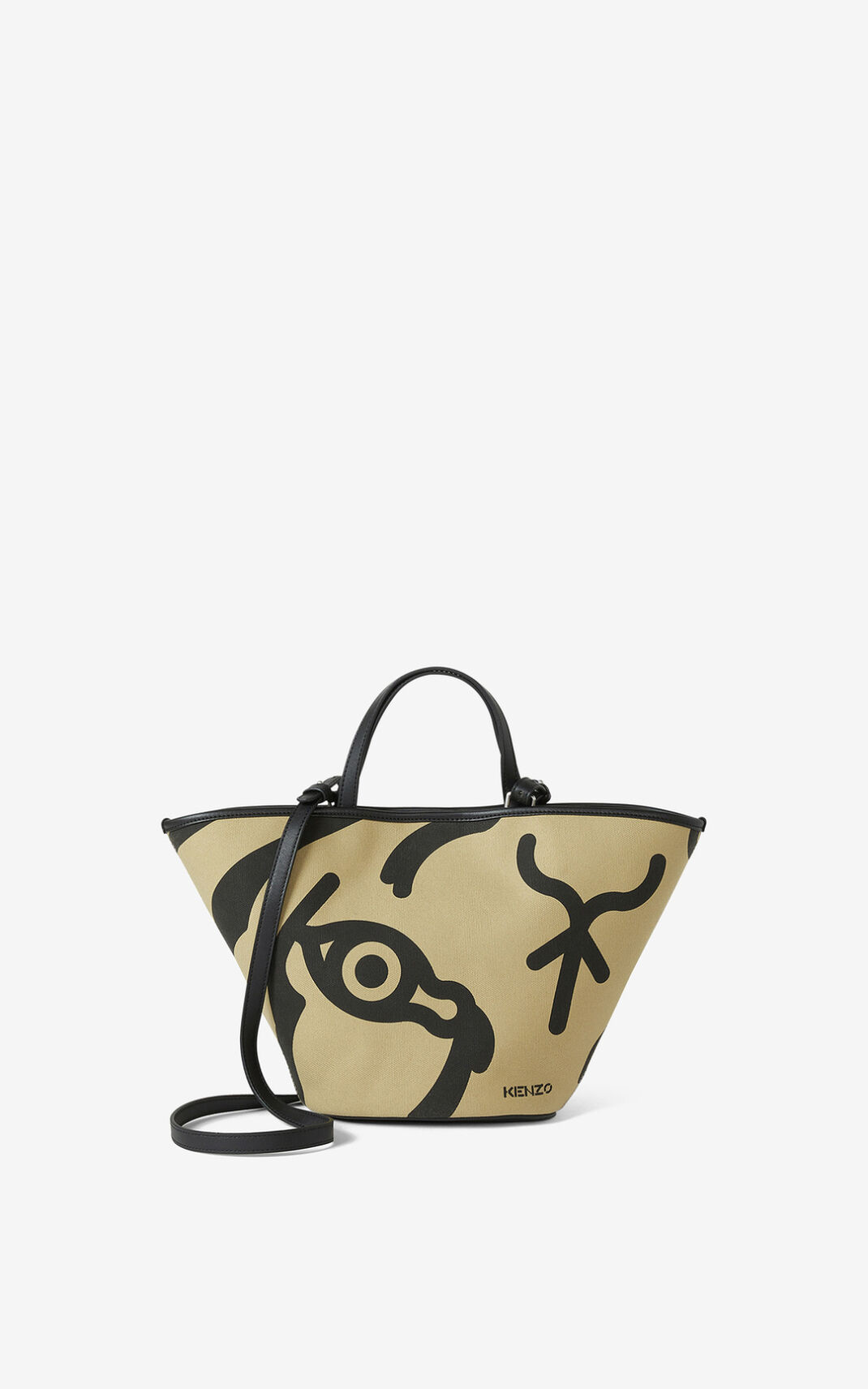 Bolso De Mano Kenzo Arc small on strap Mujer Beige - SKU.9511166